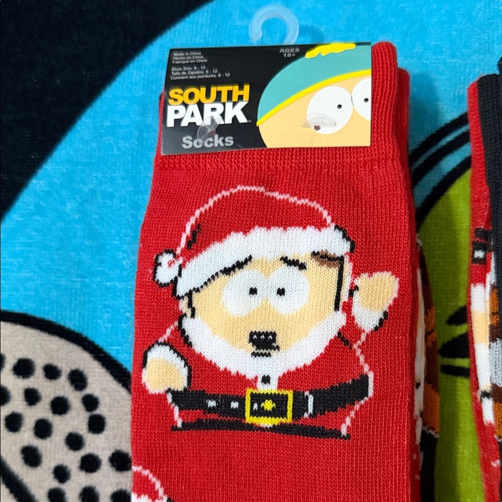 South Park Holiday Socks - 3 Sets.      ( 6 Pairs ) - Picture 2 of 6